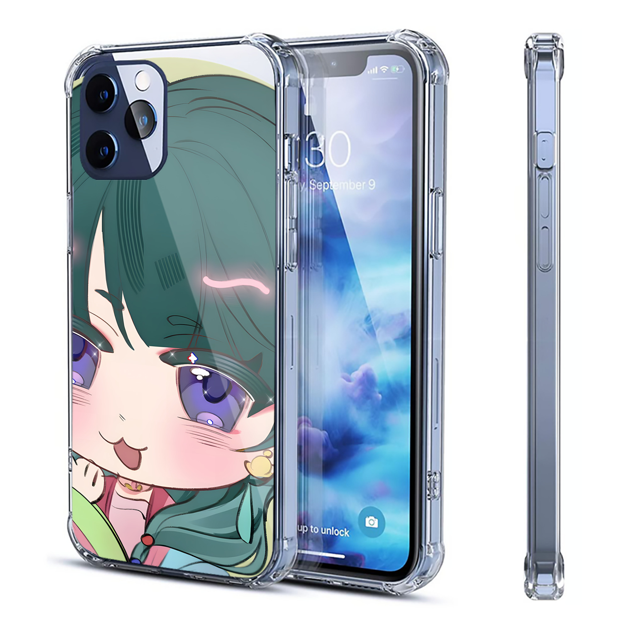 （画像用） 薬屋のひとりごと The Apothecary Diaries 【iPhone 12シリーズ対応】透明スマホケース（クリアソフトケース）